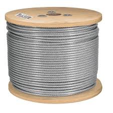 CABLE DE ACERO 1.5 - 2.5MM TIPO BOA GALVANIZADO (ROLLO X 200M) - IMPORT